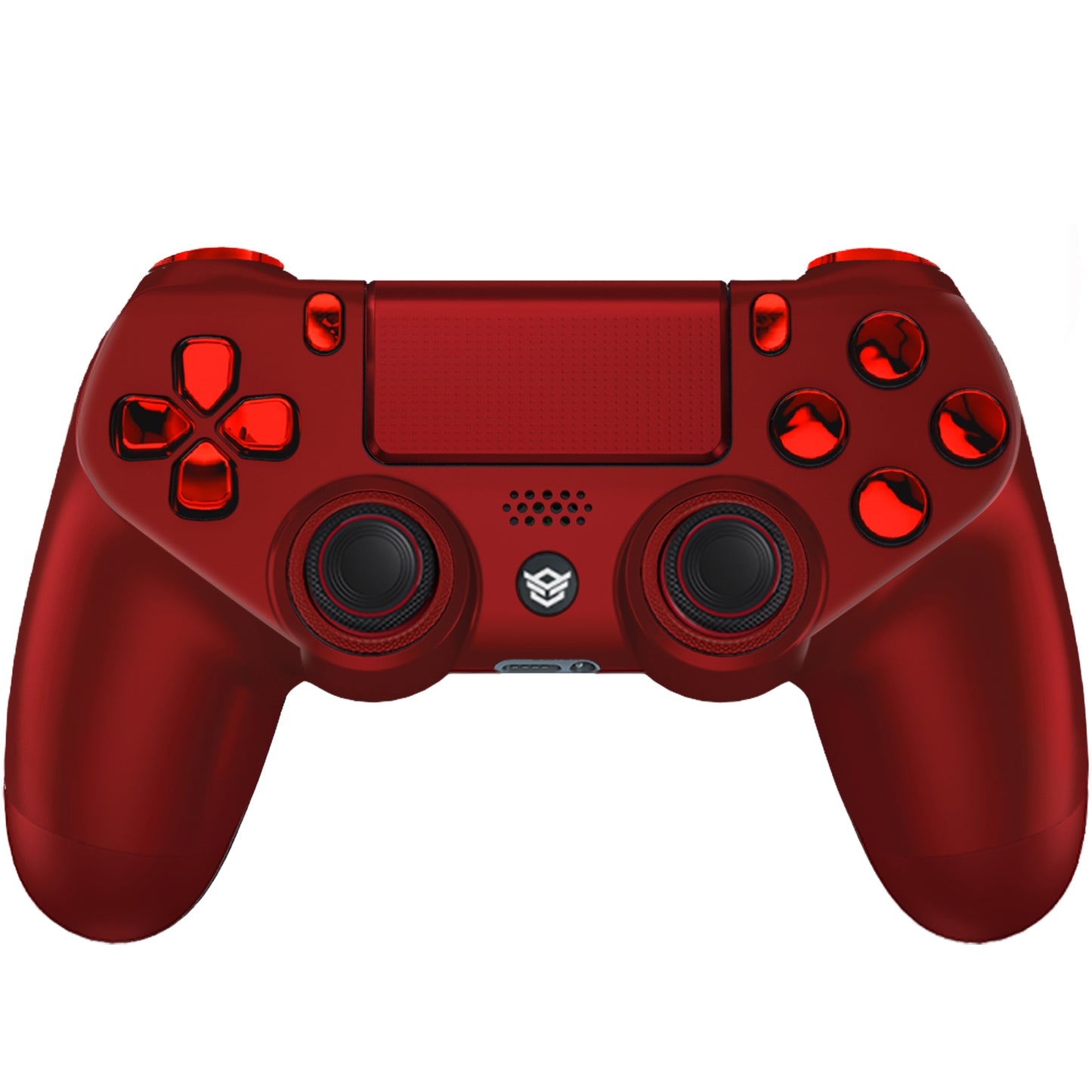 HEXGAMING NEW EDGE コントローラー は PS4、PC、モバイル対応 - 燃えているレッド