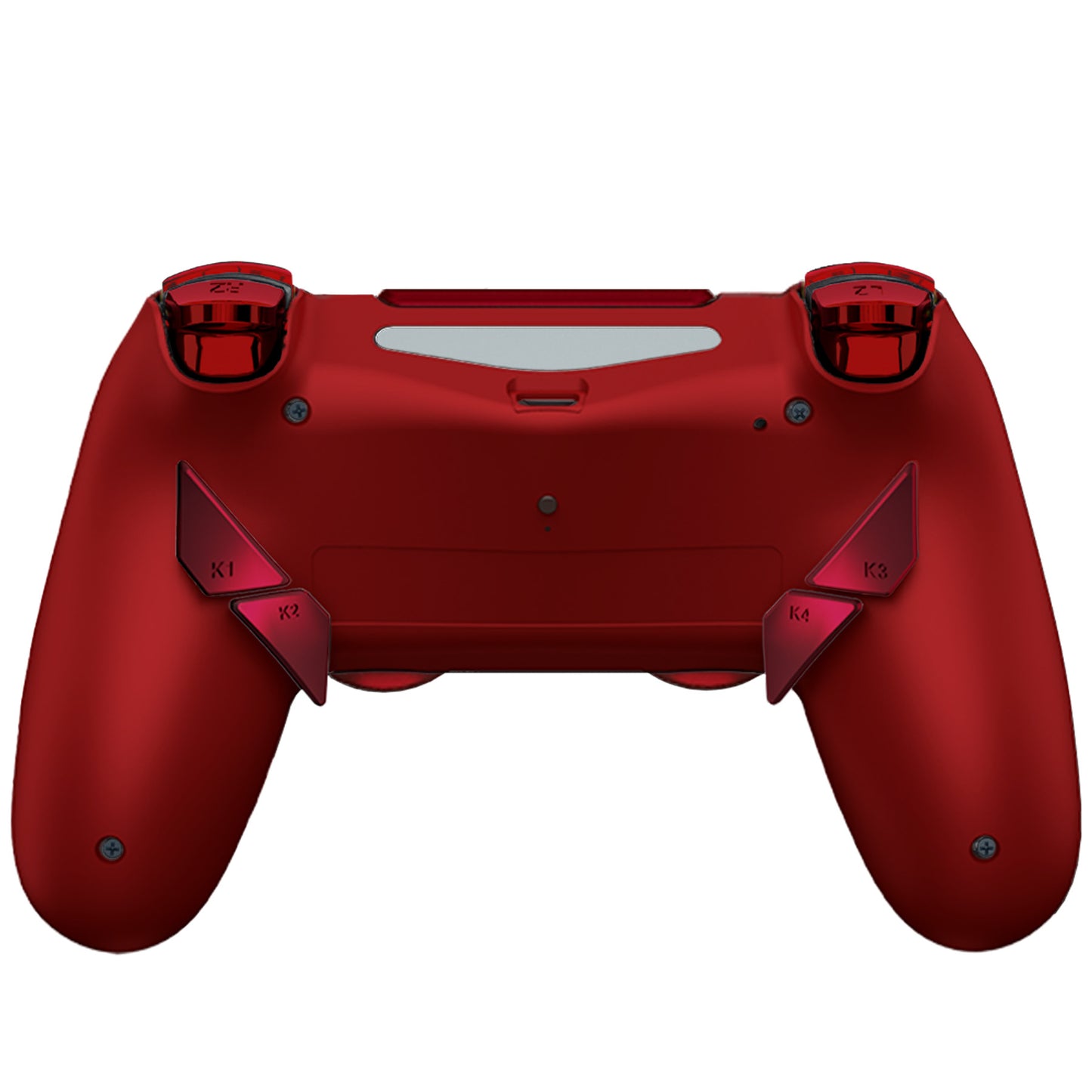 HEXGAMING NEW EDGE コントローラー は PS4、PC、モバイル対応 - 燃えているレッド