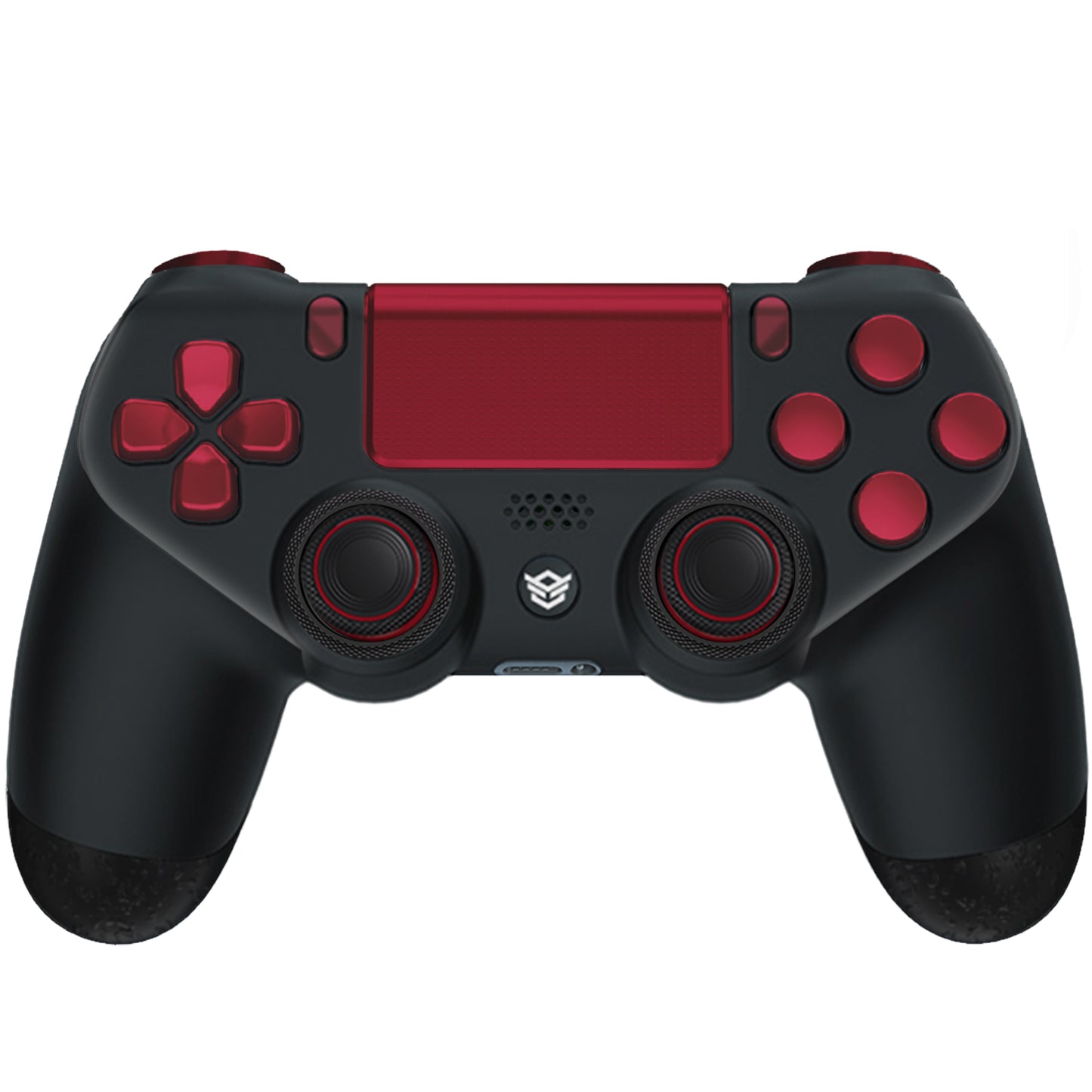 HEXGAMING NEW SPIKE コントローラー は PS4、PC、モバイル対応 - ブラック レッド