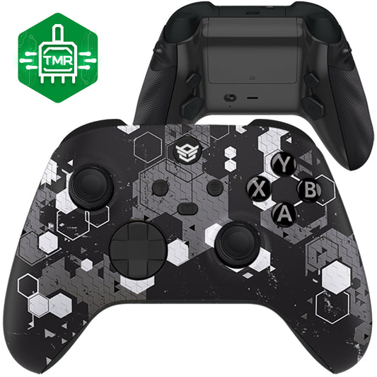 HEXGAMING ADVANCE コントローラー TMRジョイスティック＆調整可能トリガー - XBOX / PC / モバイル対応 - ヘキサカモフラージュ GB