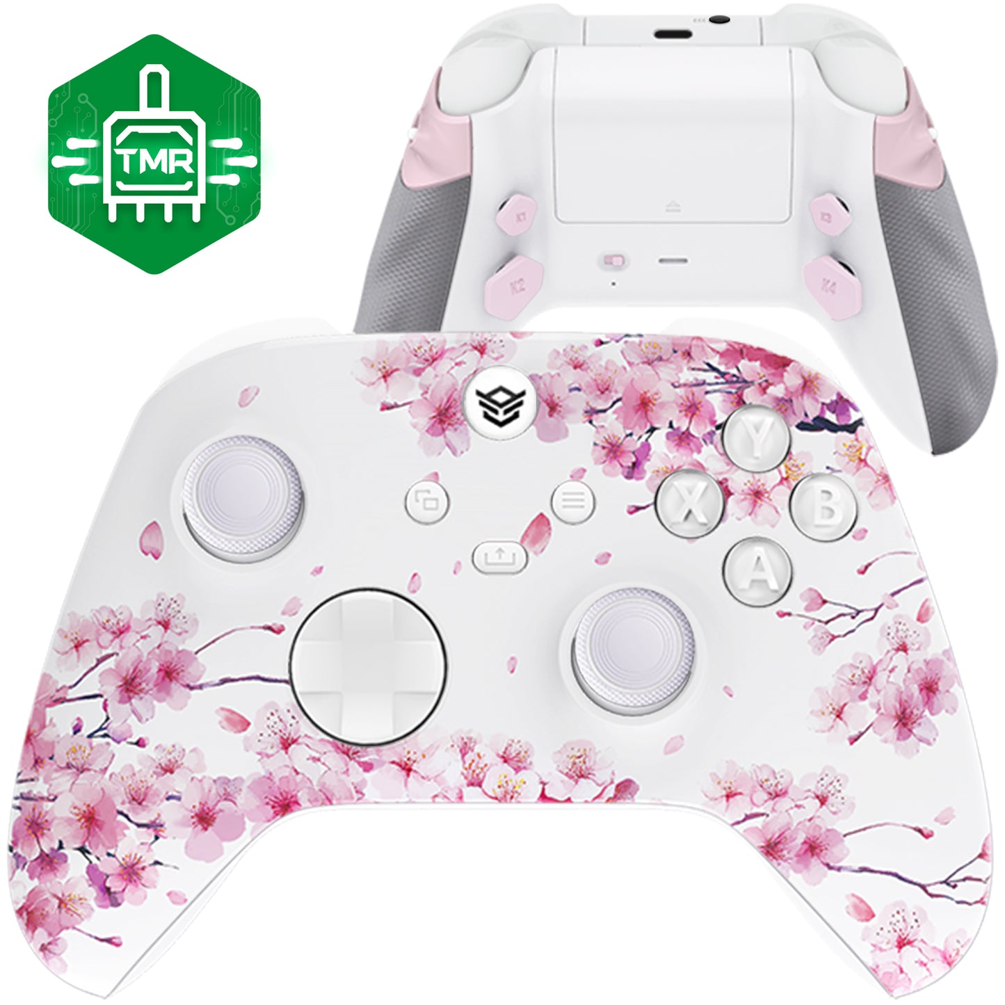 HEXGAMING ADVANCE コントローラー TMRジョイスティック＆調整可能トリガー - XBOX / PC / モバイル対応 - 桜の囁き