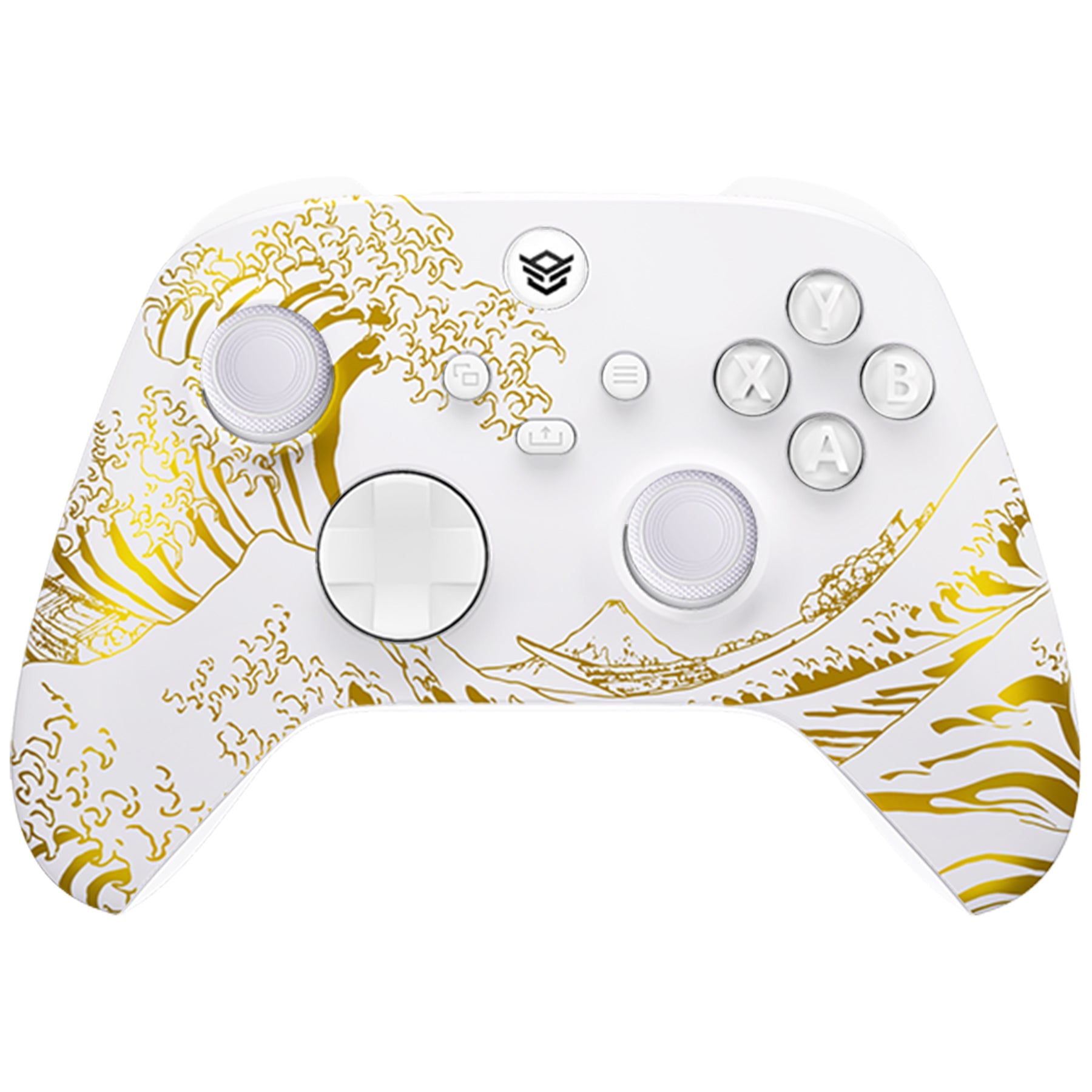 HEXGAMING ADVANCE コントローラー TMRジョイスティック＆調整可能トリガー - XBOX / PC / モバイル対応 - ホワイトゴールデンウェーブ
