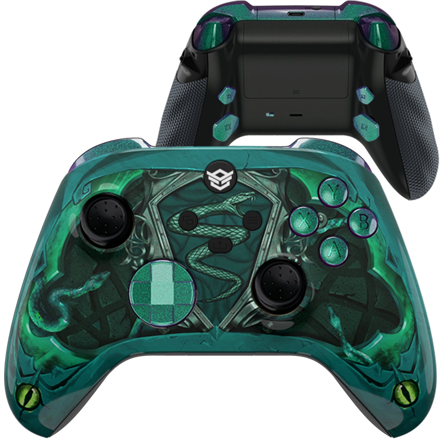 HEXGAMING ADVANCE Controller with Adjustable Triggers for XBOX, PC, Mobile - Eye of the Serpent