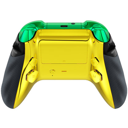 HEXGAMING ADVANCE Controller with Adjustable Triggers for XBOX, PC, Mobile- Green Weeds ABXY Labeled