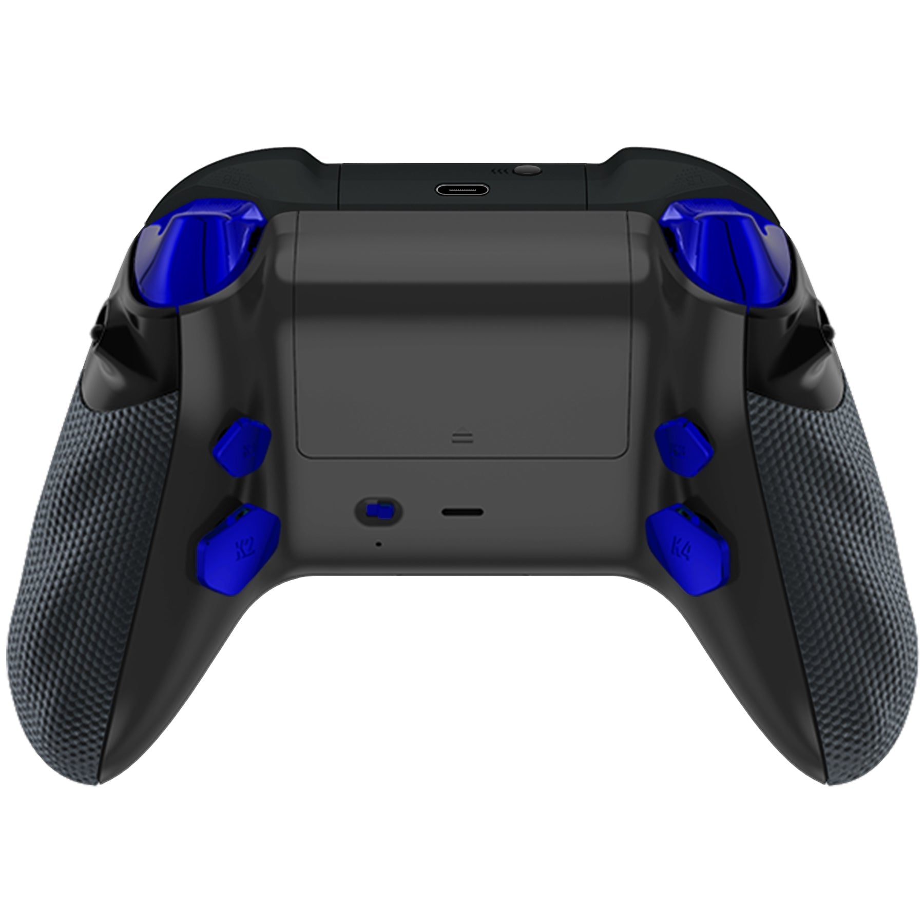 HEXGAMING ADVANCE Controller with Adjustable Triggers for XBOX, PC, Mobile- Samurai Blue ABXY Labeled