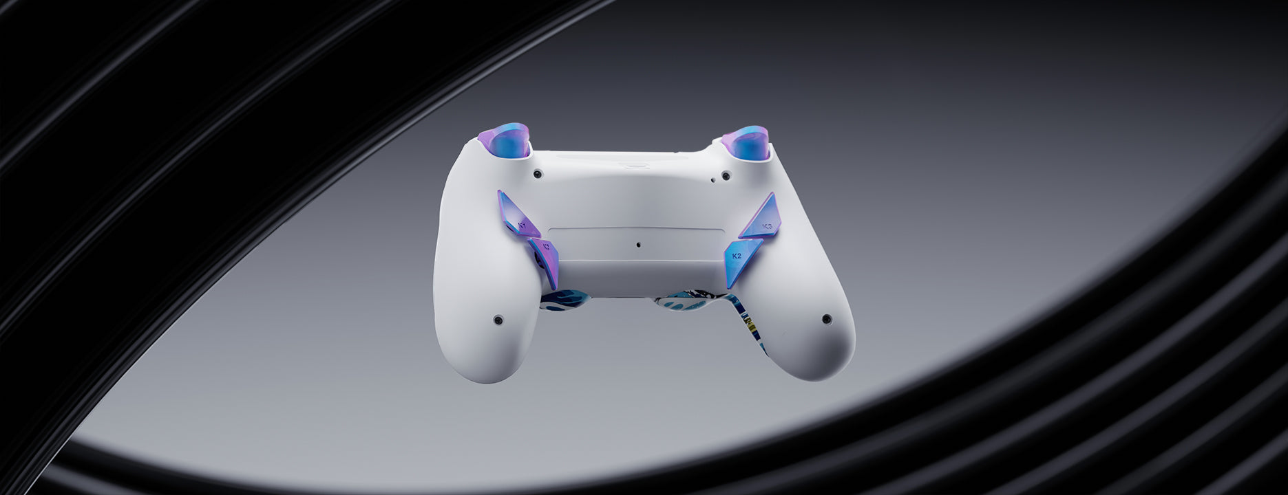 PlayStation - PS４コントローラー　バックボタン 楽天市場】PS4コントローラー用 背面パドルアダプター [MZ-1350