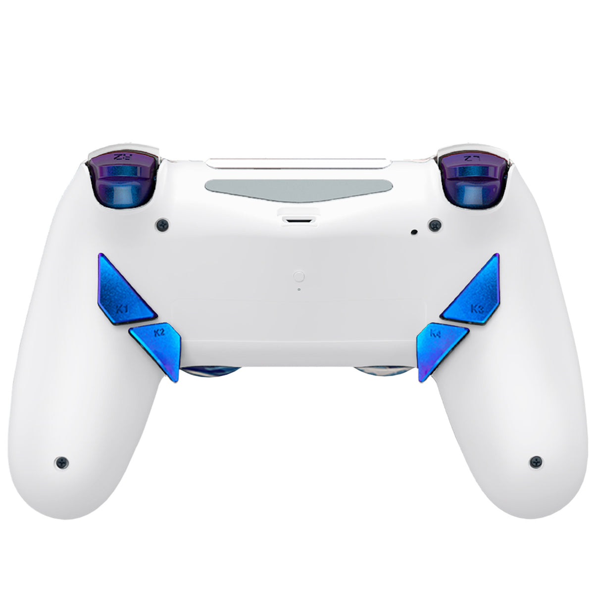 HEXGAMING NEW EDGE コントローラー は TMRジョイスティック搭載、PS4、PC、モバイル対応 - グレート ウェーブ カメレオンパープルブルー