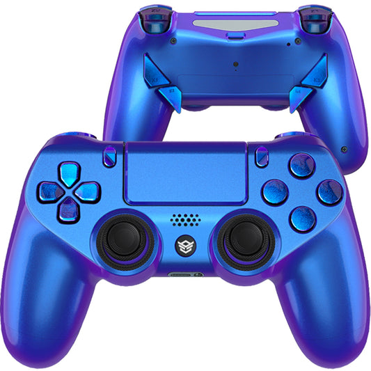 HEXGAMING NEW EDGE Controller for PS4, PC, Mobile - Chameleon Purple Blue