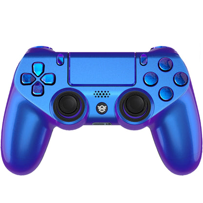 HEXGAMING NEW EDGE Controller for PS4, PC, Mobile - Chameleon Purple Blue