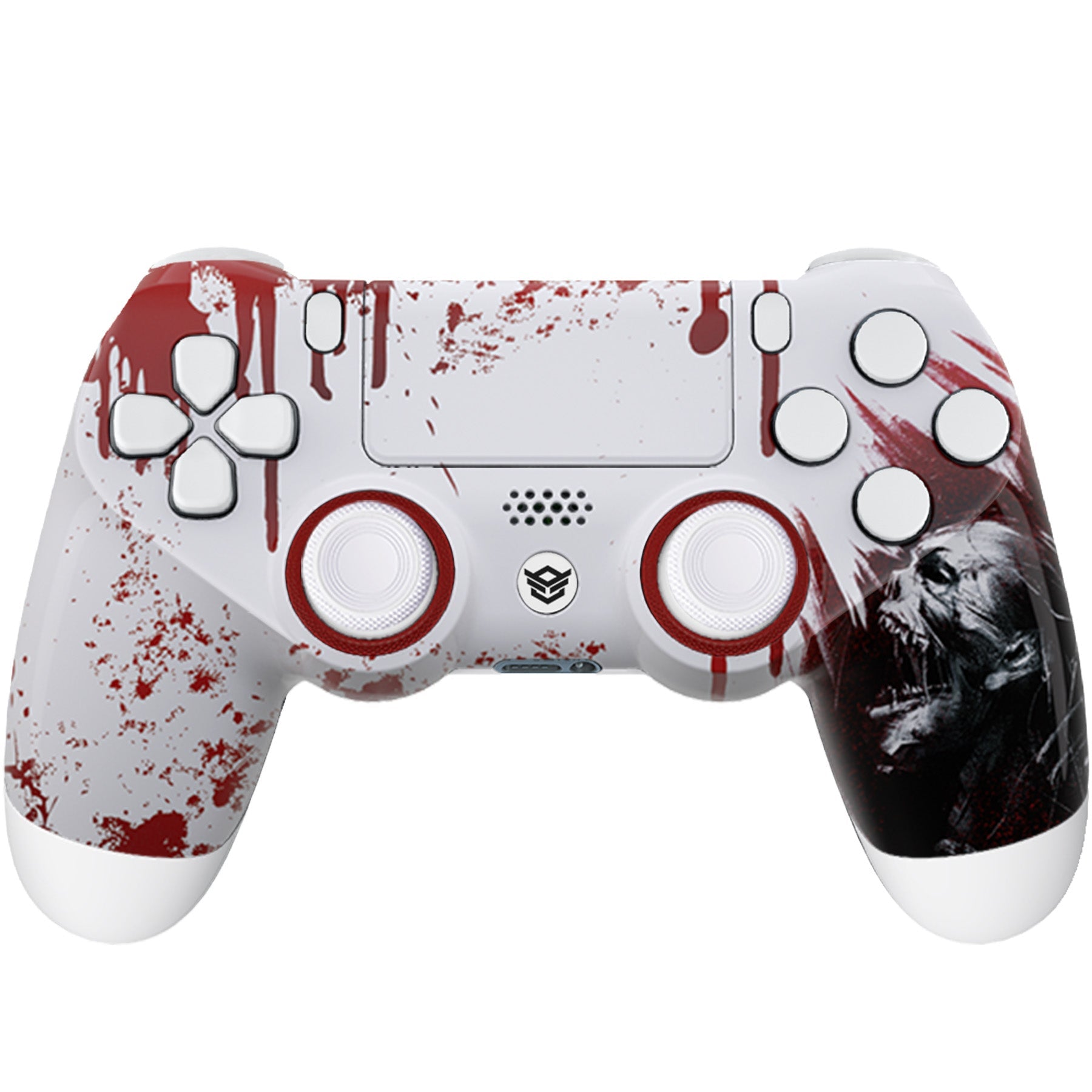 HEXGAMING NEW EDGE Controller for PS4, PC, Mobile - Zombies White