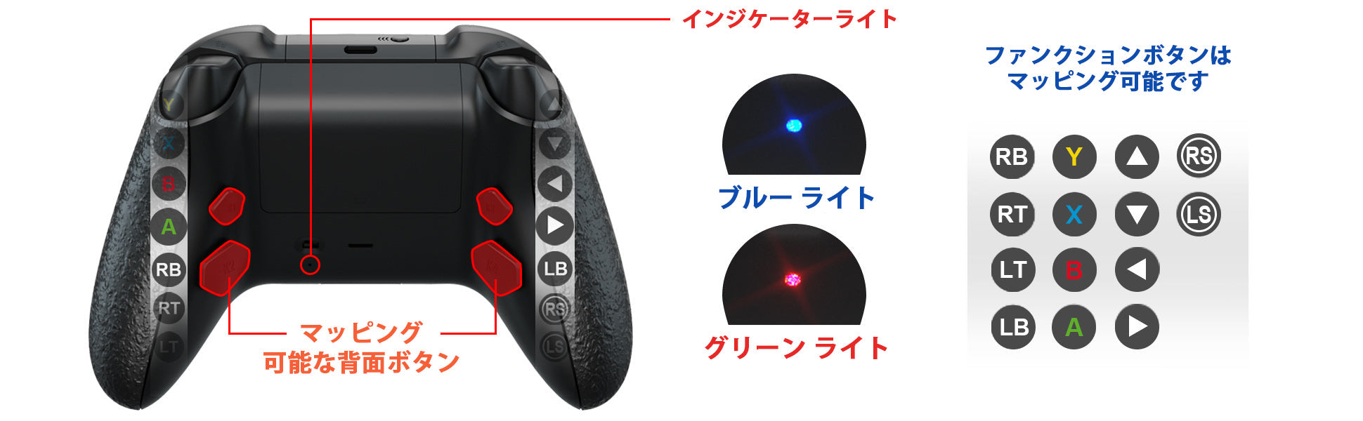 HEXGAMING ADVANCE コントローラーはXBOX、PC、モバイル対応し HEXGAMING ADVANCE コントローラーはXBOX、PC、モバイル対応し