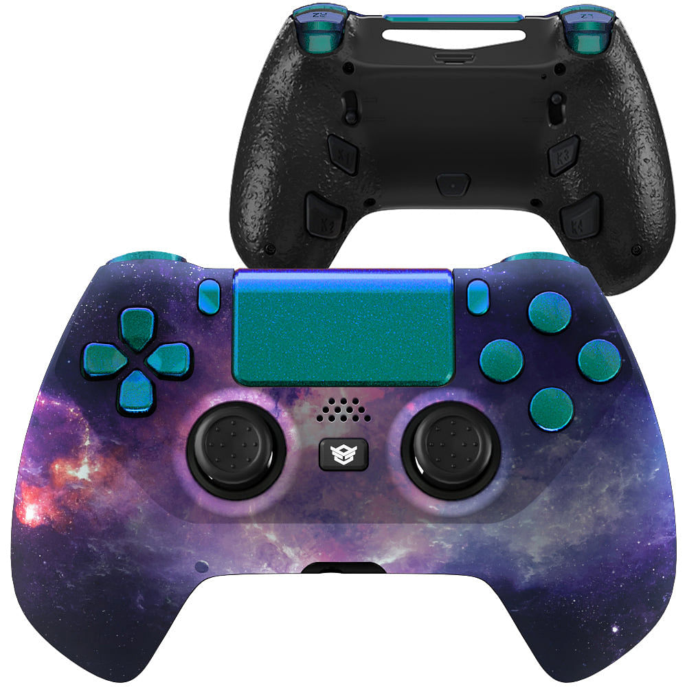 HEXGAMING HYPER Controller for PS4, PC, Mobile - Nubula Galaxy