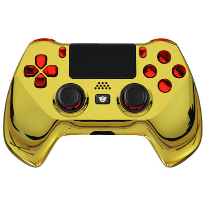 HEXGAMING HYPER Controller for PS4, PC, Mobile - Chrome Gold