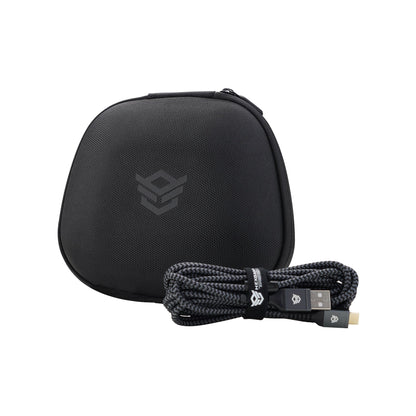 HEXGAMING Universal Gaming Travel Carrying Case & Type-C 4M Charging Cable & Joysticks Aiming Rings