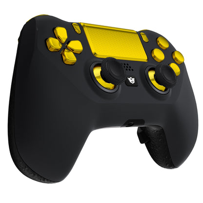 HEXGAMING HYPER Controller for PS4, PC, Mobile - Black Gold