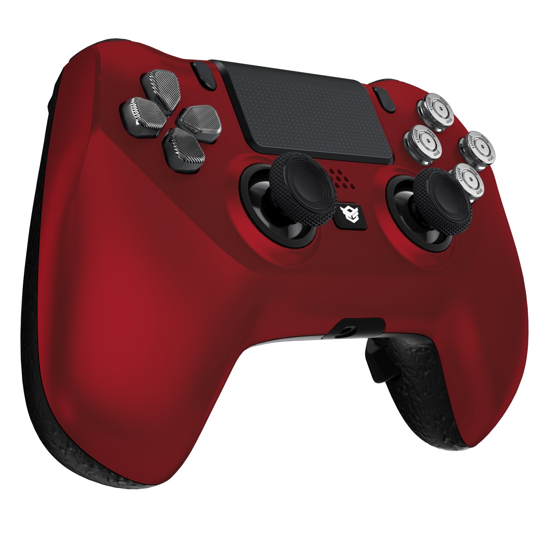 HEXGAMING HYPER Controller for PS4, PC, Mobile- Scarlet Red Sliver