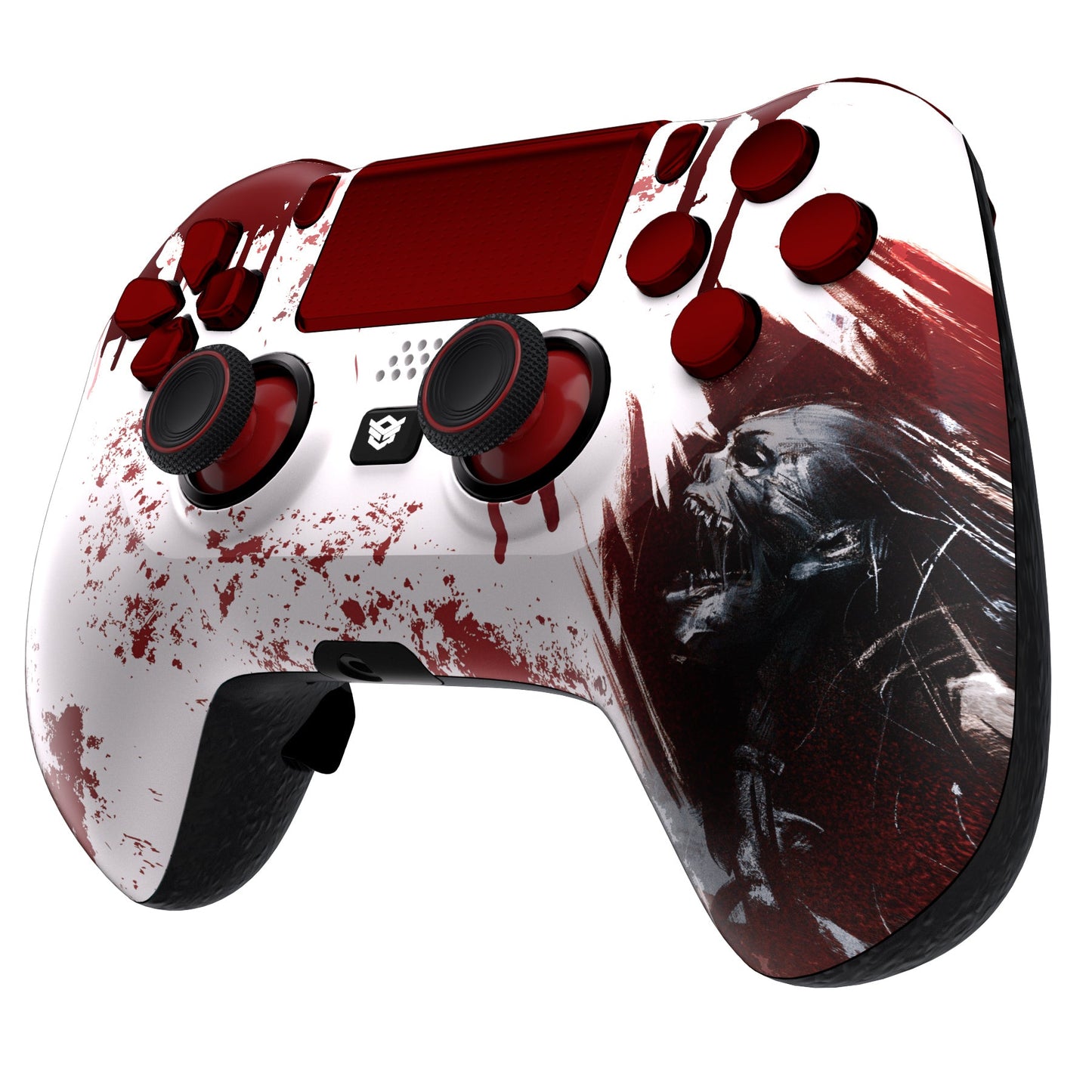 HEXGAMING HYPER Controller for PS4, PC, Mobile - Blood Zombie