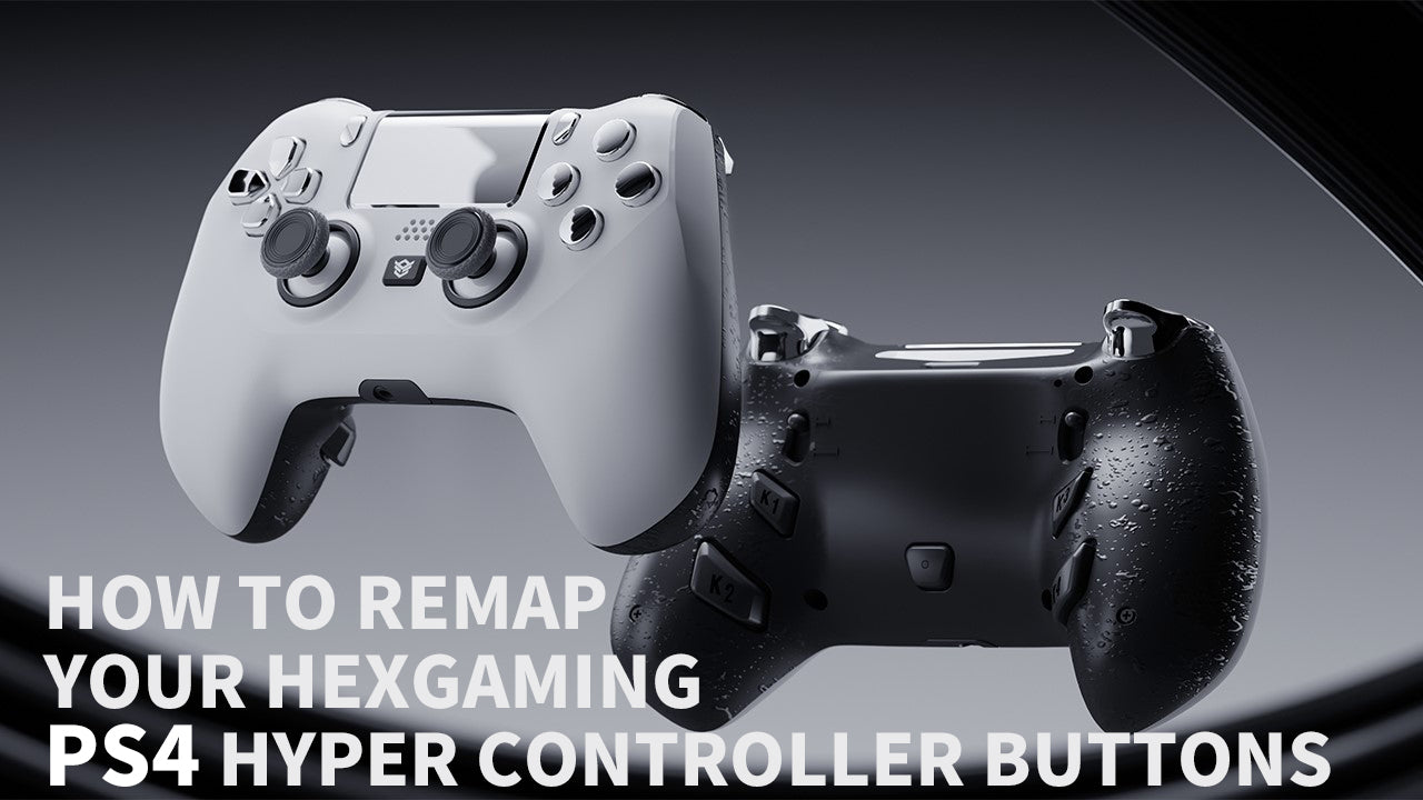 PlayStation4 - HexGaming PS4コントローラー 背面ボタン付き Hexgaming HYPER PS4 – 背面ボタン設定＆プロコントロールのための専門