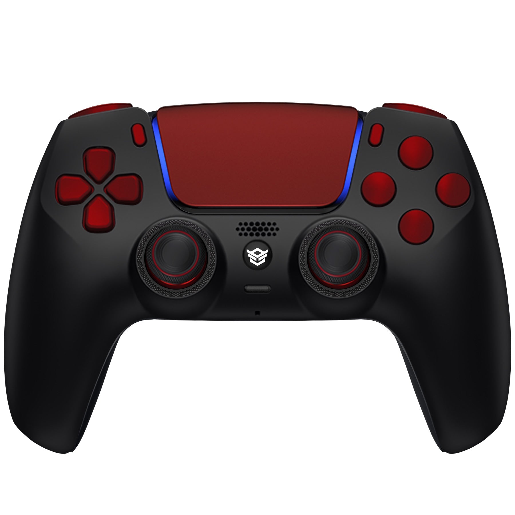 HEXGAMING RIVAL Controller for PS5, PC, Mobile - Black Scarlet Red HexGaming