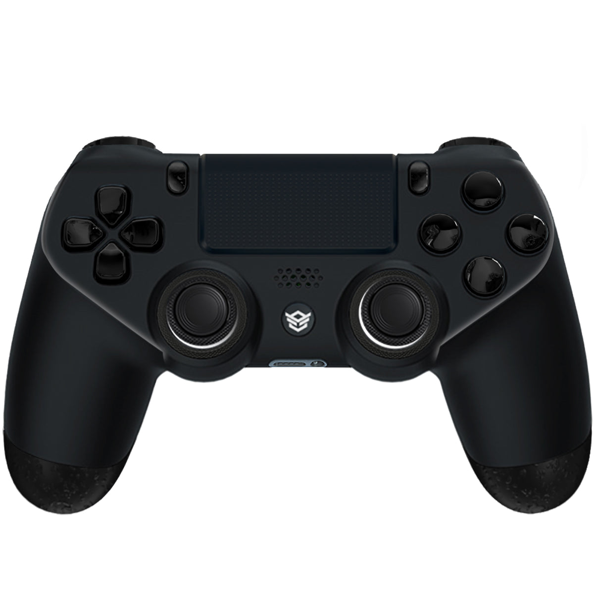 HEXGAMING  NEW SPIKE コントローラー は TMRジョイスティック搭載、PS4、PC、モバイル対応 - ミステリアスブラック ABXYボタン