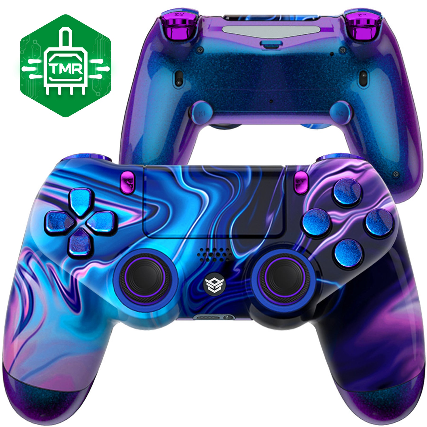HEXGAMING  NEW SPIKE コントローラー は TMRジョイスティック搭載、PS4、PC、モバイル対応 - カオス  イリュージョン
