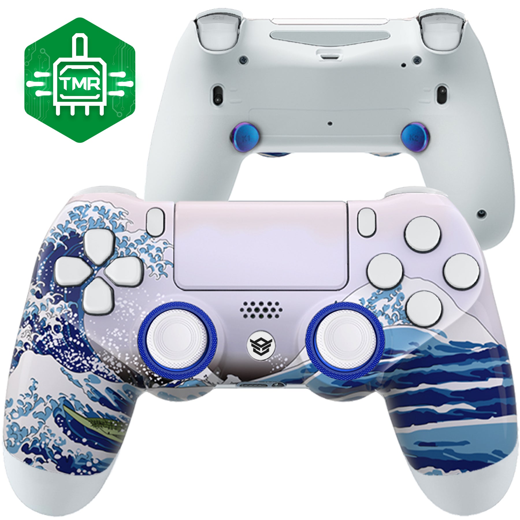 HEXGAMING  NEW SPIKE コントローラー は TMRジョイスティック搭載、PS4、PC、モバイル対応 - ホワイトウェーブ