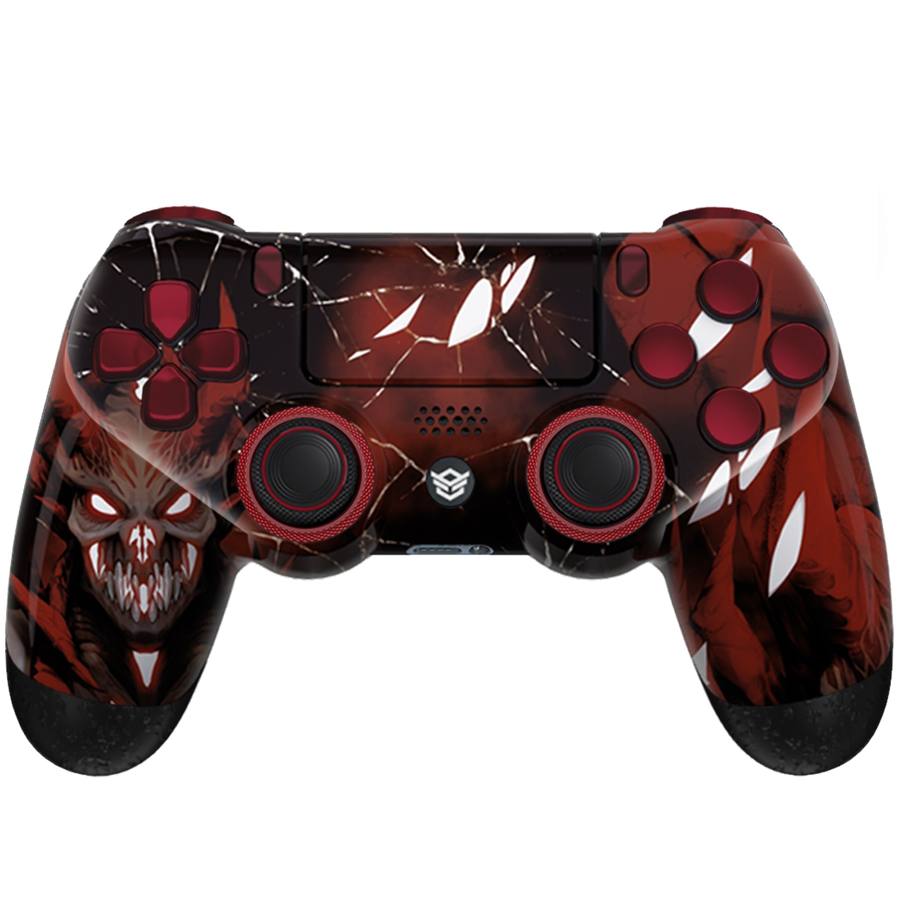 HEXGAMING NEW SPIKE Controller for PS4, PC, Mobile- Scarlet Demon