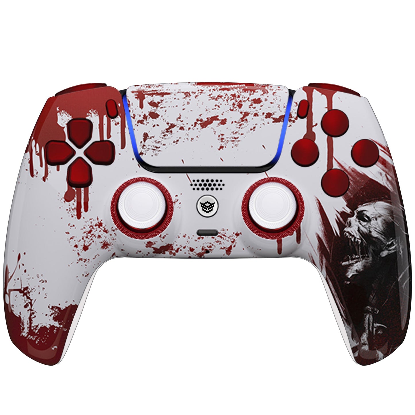 HEXGAMING ULTIMATE Controller for PS5, PC, Mobile - Blood Zombie