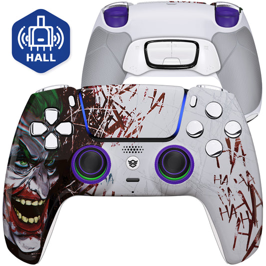 HEXGAMING ULTIMATEコントローラー Hall 効果ジョイスティック搭載 – PS5/PC/モバイル対応 - ピエロ Hahaha