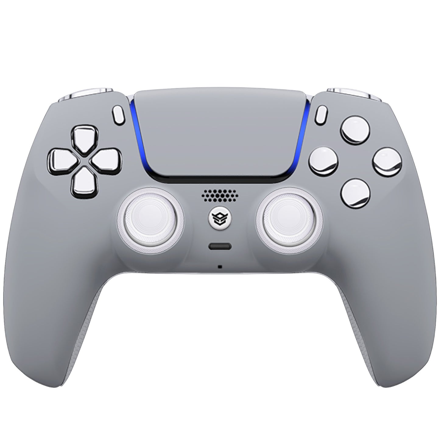 HEXGAMING ULTIMATEコントローラー Hall 効果ジョイスティック搭載 – PS5/PC/モバイル対応- ニュー ホープ グレイ