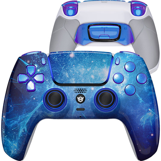 HEXGAMING ULTIMATE Controller for PS5, PC, Mobile - Blue Nebula