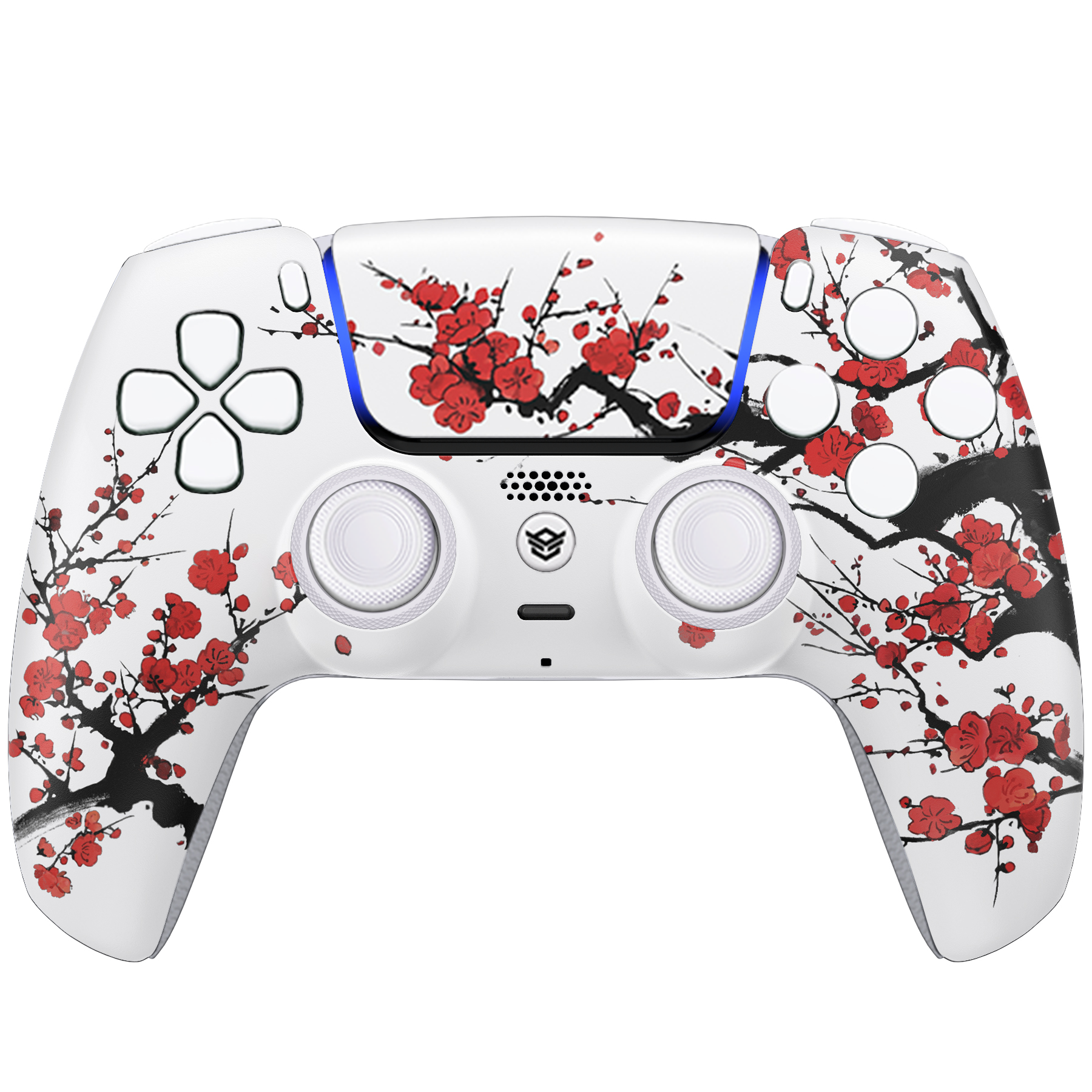 HEXGAMING ULTIMATEコントローラー Hall 効果ジョイスティック搭載 – PS5/PC/モバイル対応 - 冬のブロッサム