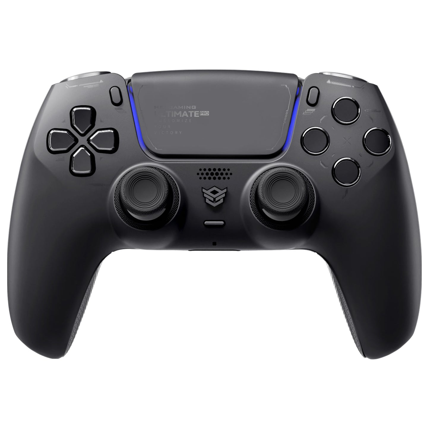 HEXGAMING ULTIMATE PRO ゲーミングコントローラー PS5/PC/モバイル対応  – 割り当て可能な背面ボタン4個、カスタムプロファイル6種類、調整可能なトリガー、交換可能なサムスティック8本【ブラック】