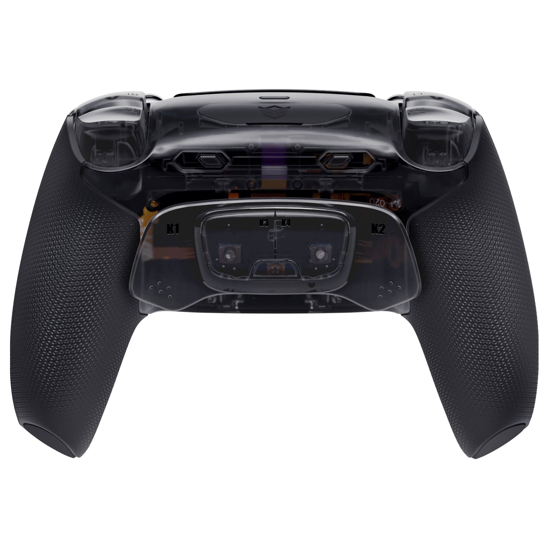 HEXGAMING ULTIMATE PRO ゲーミングコントローラー PS5/PC/モバイル対応  – 割り当て可能な背面ボタン4個、カスタムプロファイル6種類、調整可能なトリガー、交換可能なサムスティック8本【マットクリアブラック】
