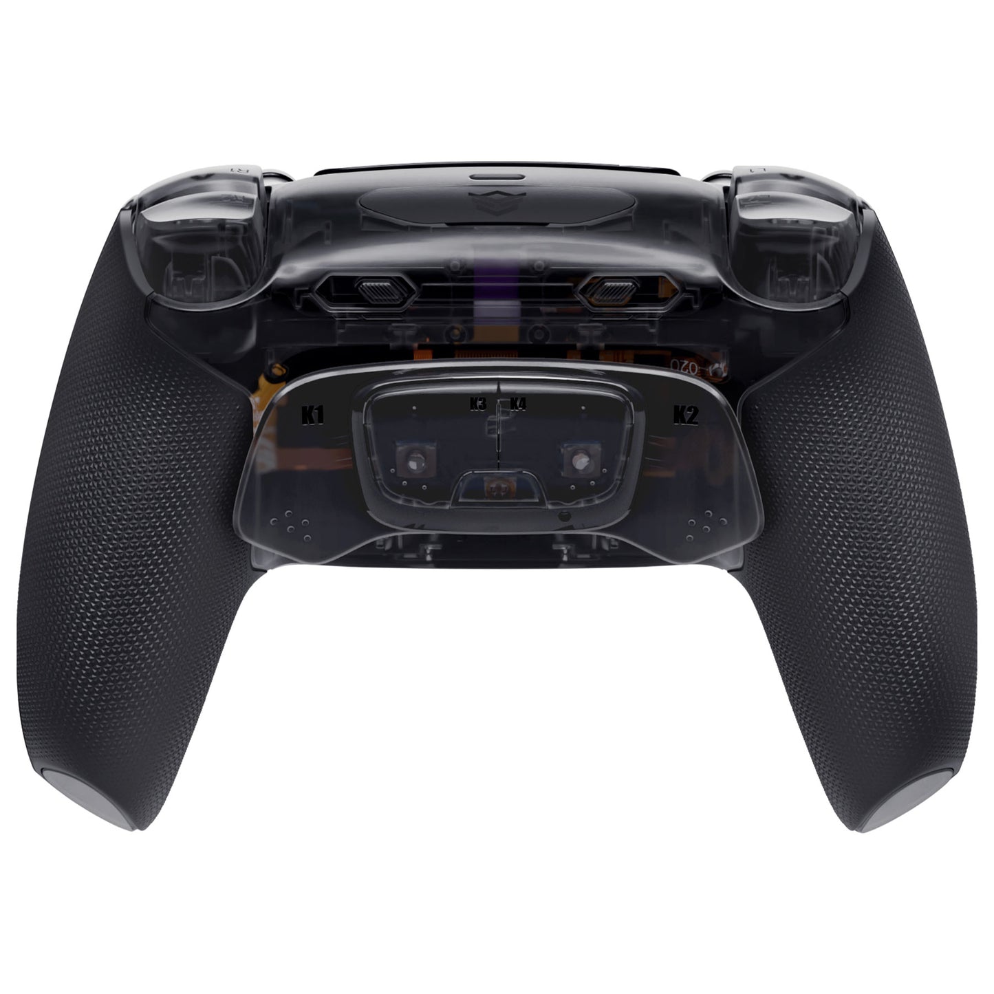 HEXGAMING ULTIMATE PRO ゲーミングコントローラー PS5/PC/モバイル対応  – 割り当て可能な背面ボタン4個、カスタムプロファイル6種類、調整可能なトリガー、交換可能なサムスティック8本【マットクリアブラック】