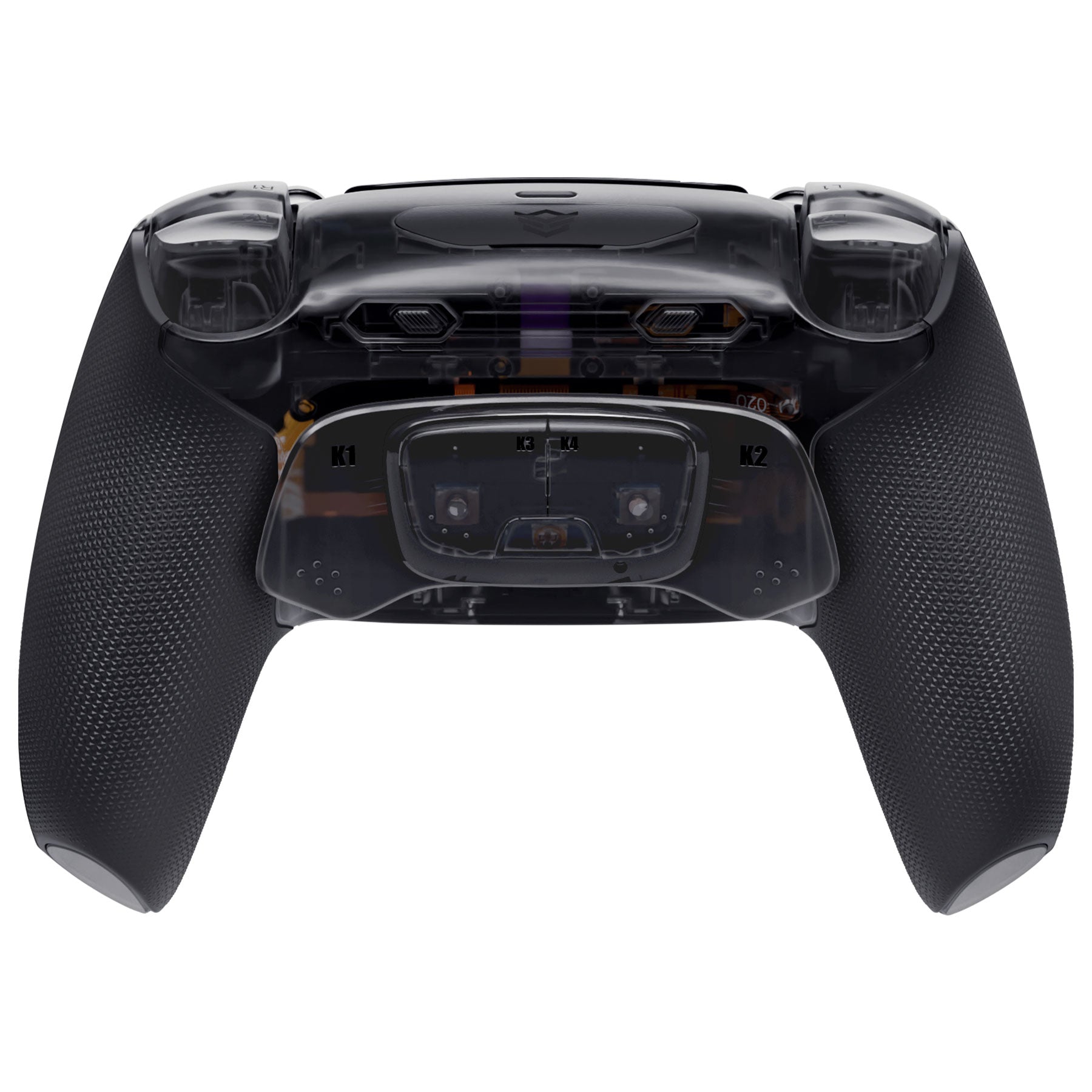 HEXGAMING ULTIMATE PRO ゲーミングコントローラー PS5/PC/モバイル対応  – 割り当て可能な背面ボタン4個、カスタムプロファイル6種類、調整可能なトリガー、交換可能なサムスティック8本【マットクリアブラック】